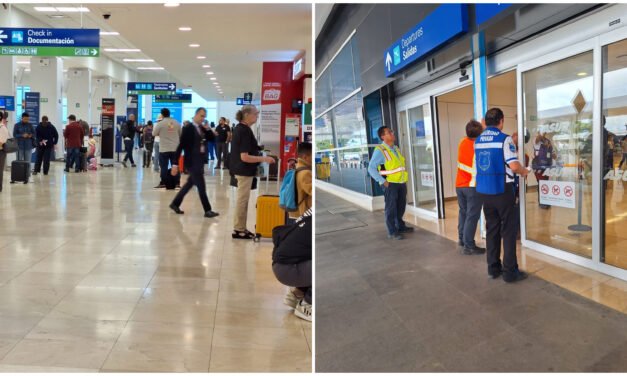 ¿Cuántos vuelos afectados en aeropuertos de Mérida y Cancún?