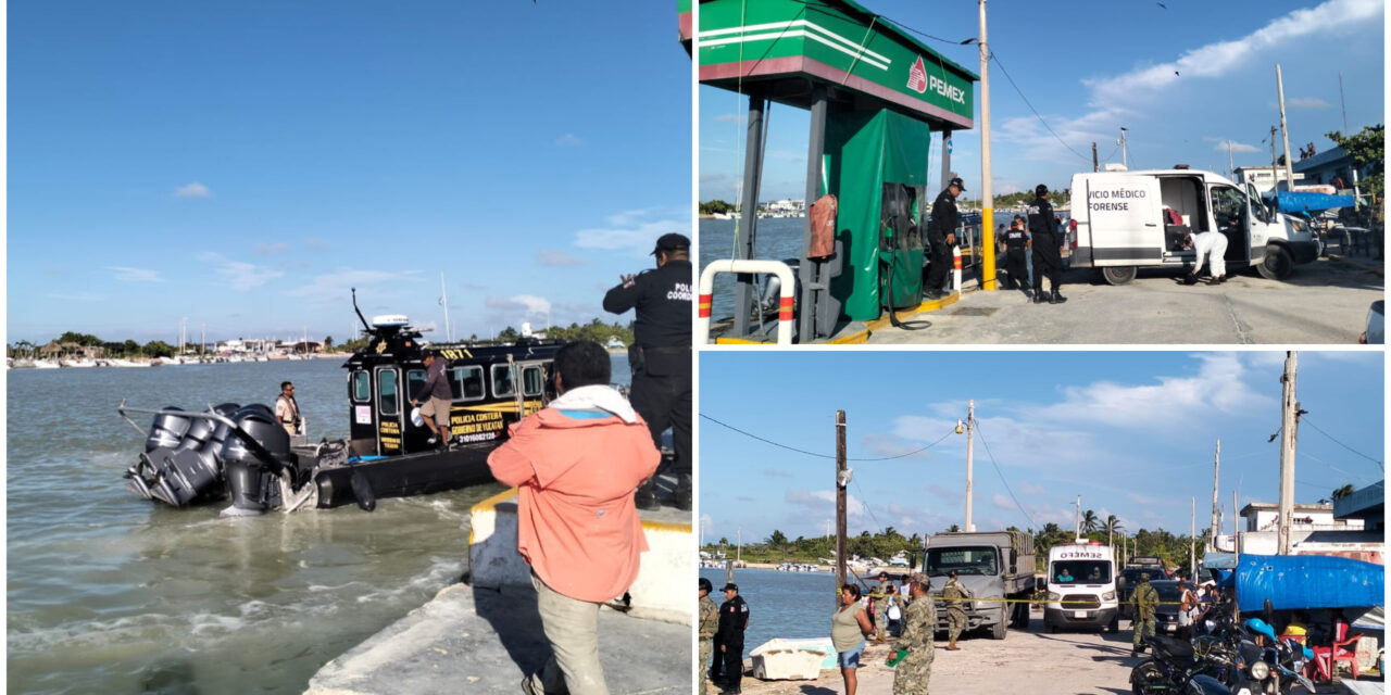 Rescatan cuerpo en mar enfrente de El Cuyo; sería pescador desaparecido