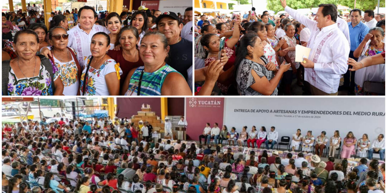 De vuelta apoyos al campo y a mujeres rurales de Yucatán