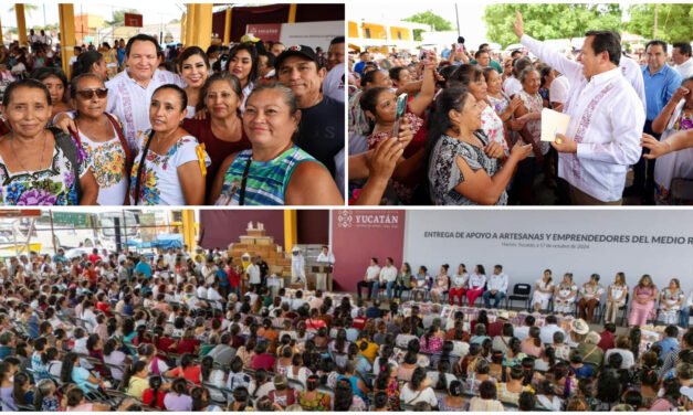 De vuelta apoyos al campo y a mujeres rurales de Yucatán