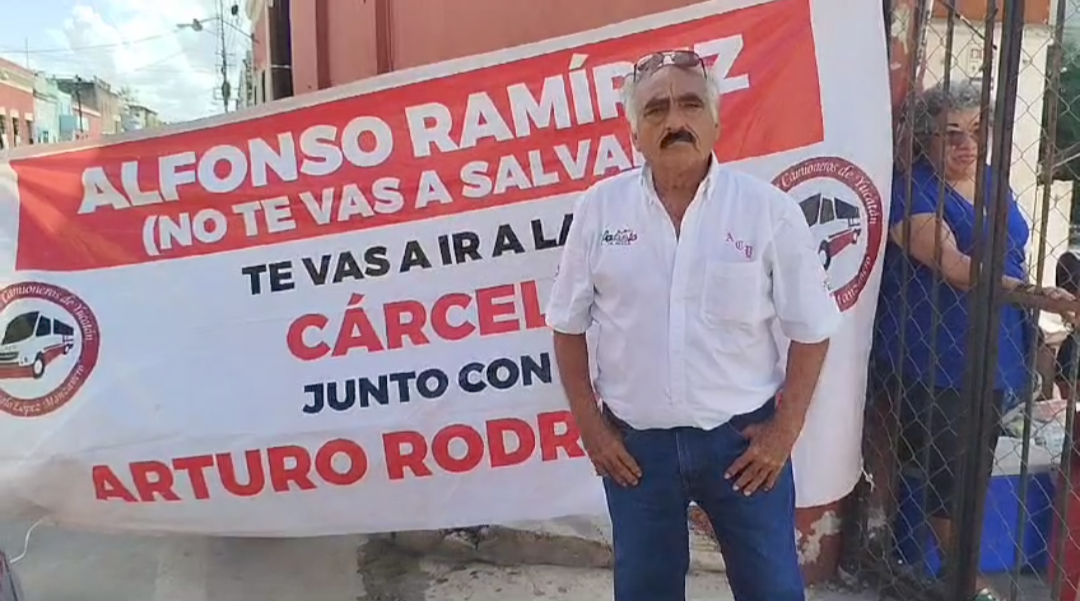 Conflicto camionero sin fin: otro bloqueo de vialidades en Mérida