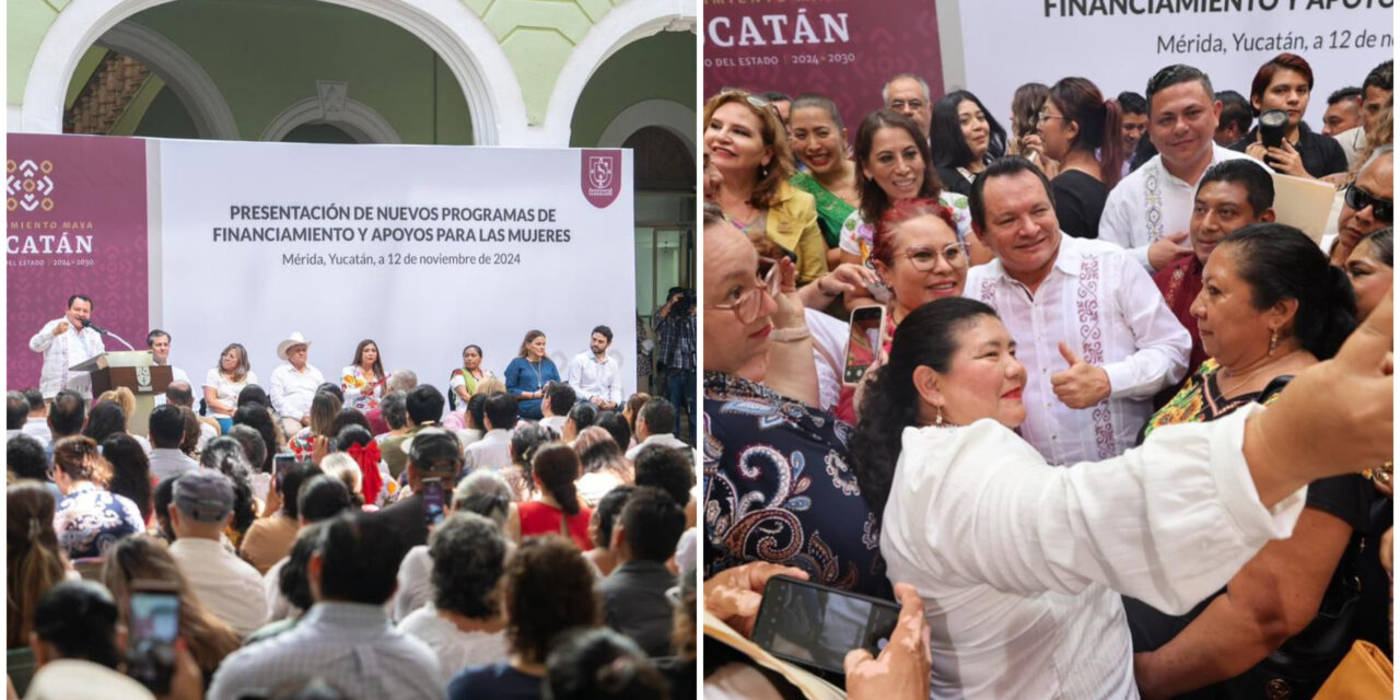 Lanzan en Yucatán tres nuevos programas para mujeres yucatecas