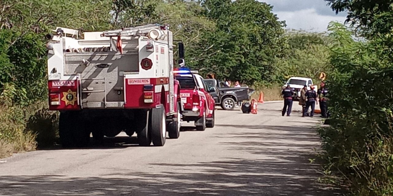 Fatal choque en tramo carretero Conkal-Yaxkukul