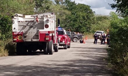 Fatal choque en tramo carretero Conkal-Yaxkukul