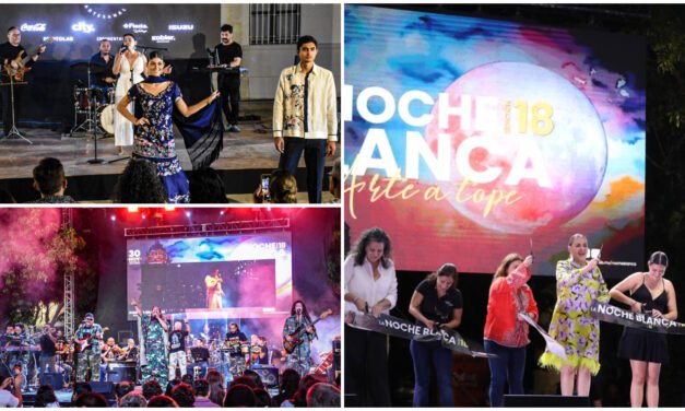 «La Noche Blanca: Arte a Tope» creatividad y pasión en calles de Mérida