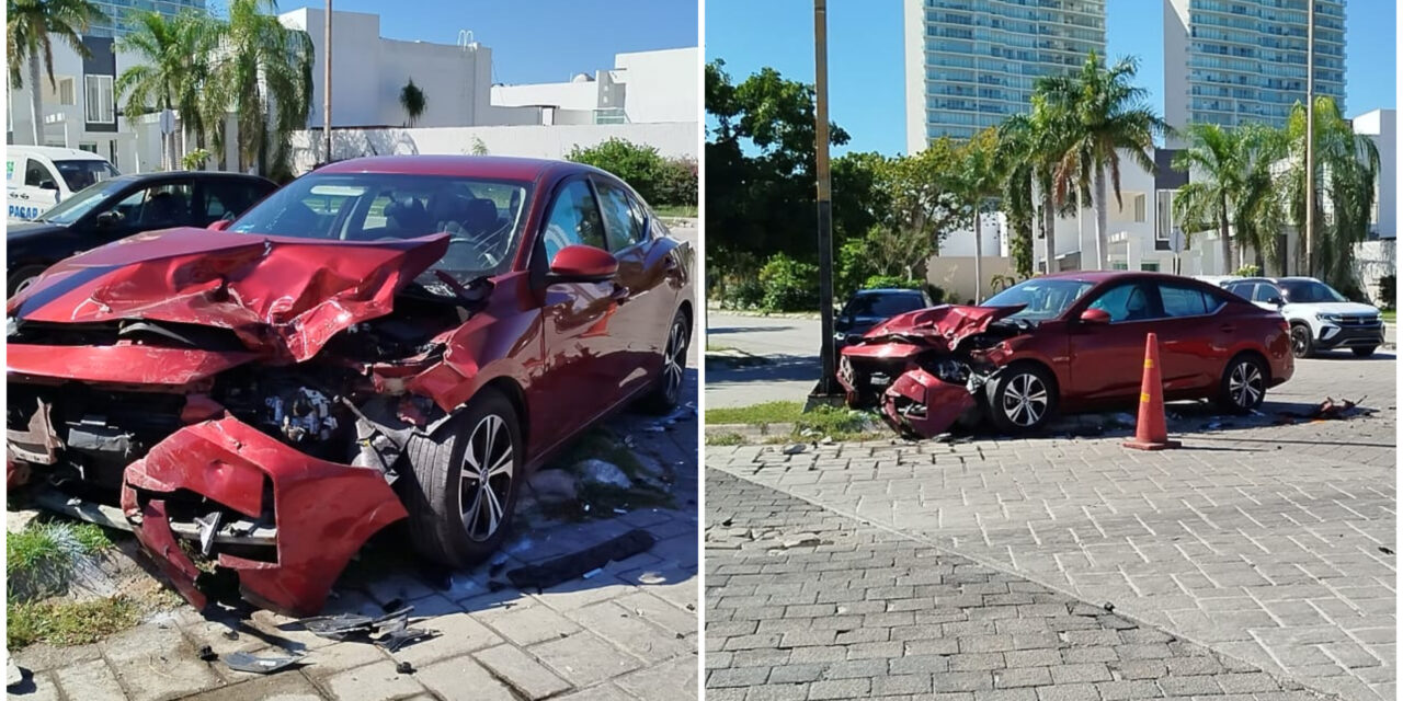 Chocan y se lesionan en avenida de Altabrisa, una acaba en hospital