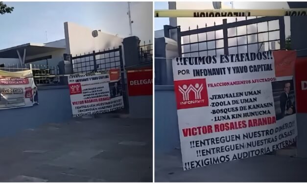 Fraudes con viviendas del Infonavit detonan protestas en Mérida