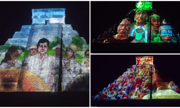 Homenaje a Carrillo Puerto en zona arqueológica de Chichén Itzá