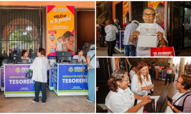 Pronto pago de impuesto predial en Mérida: 19 millones de pesos en dos días
