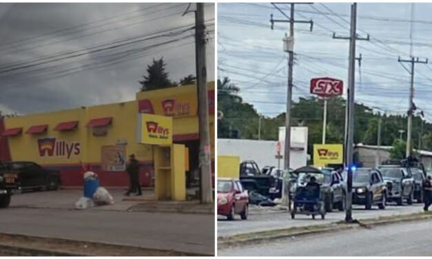 Asaltan súper en colonia de Umán y hieren con cuchillo a cajera