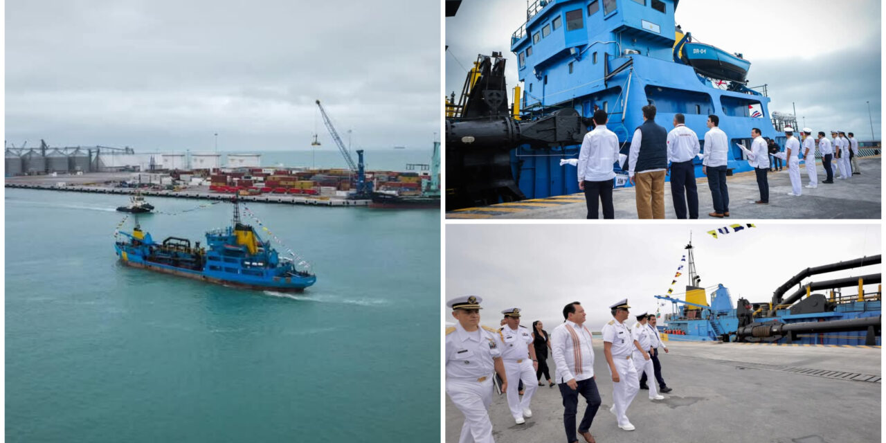 Arranca “dragado preliminar” en Puerto de Altura de Progreso