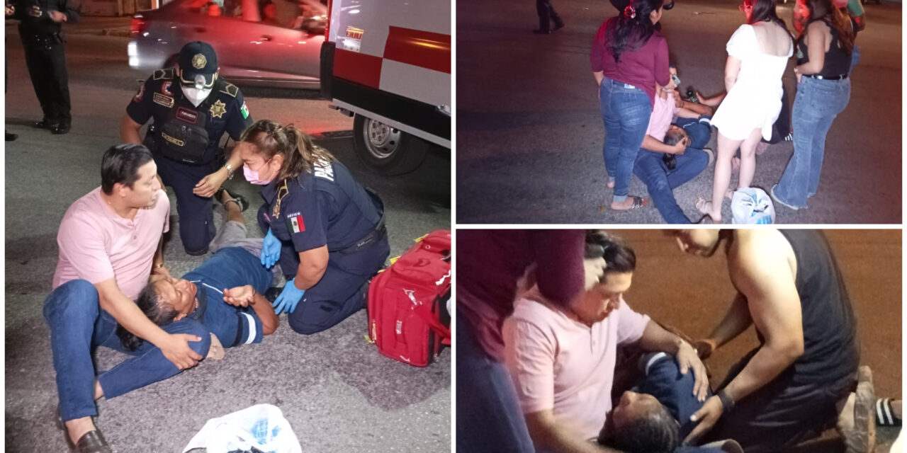 Así es Mérida: ciudadanos auxilian a joven que convulsionó en plena calle
