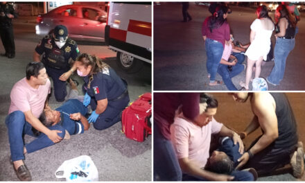 Así es Mérida: ciudadanos auxilian a joven que convulsionó en plena calle