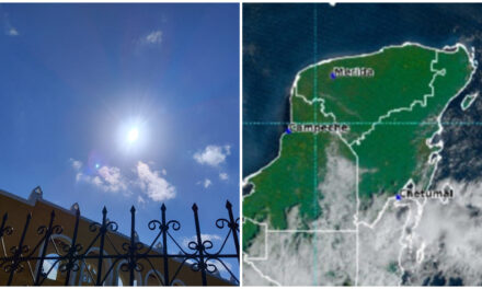 Empieza a subir el calor en la península de Yucatán