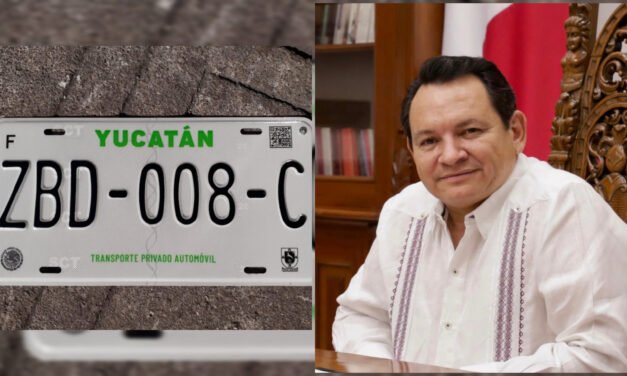 Por qué es urgente la actualización de placas, según Gobierno de Yucatán
