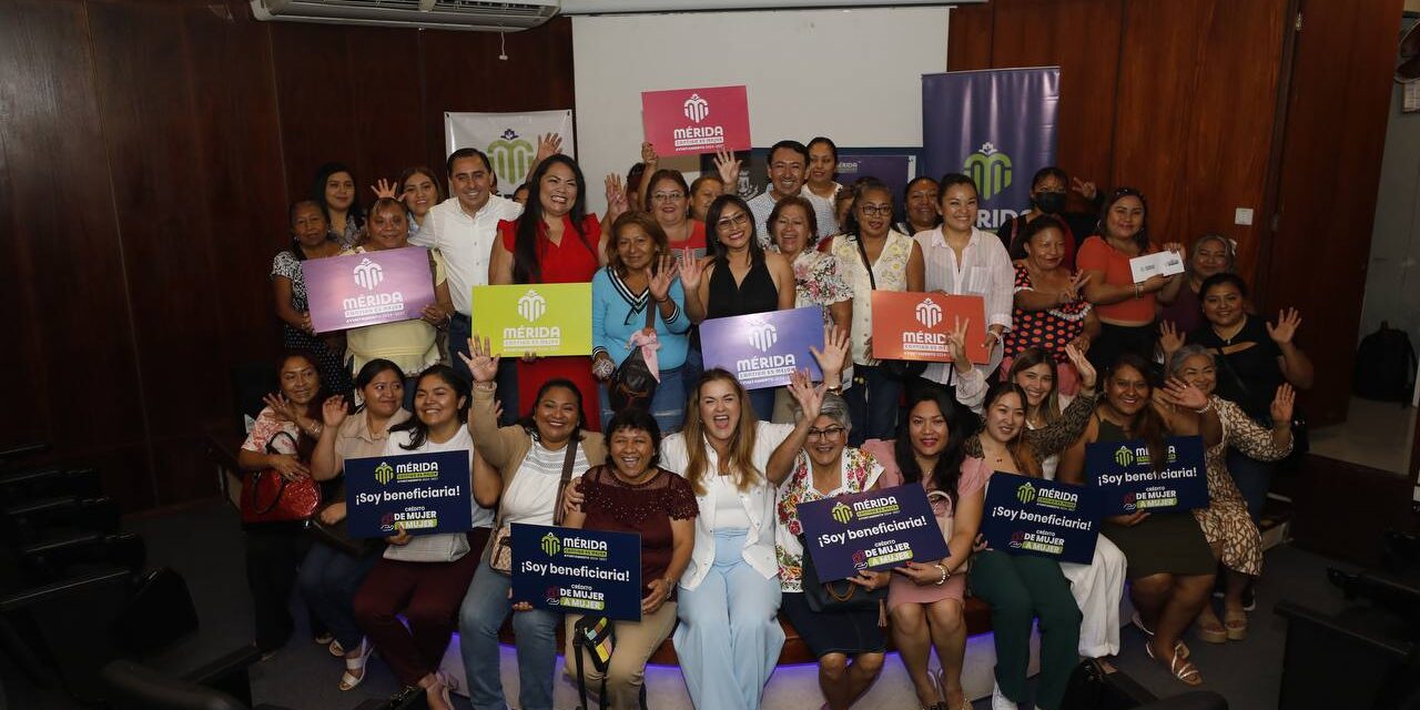 “De mujer a mujer, cuentan conmigo”, más apoyos para ellas en Mérida