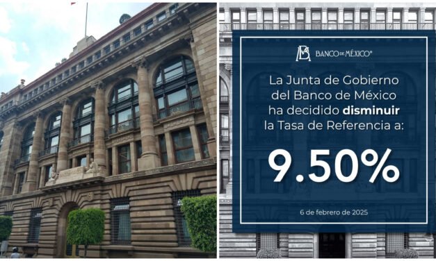 Pese a incertidumbre en México, baja tasa de referencia a 9.50 por ciento
