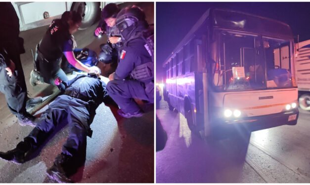 Evita otro choque, pero lo atropellan en Kanasín con salida a Cancún