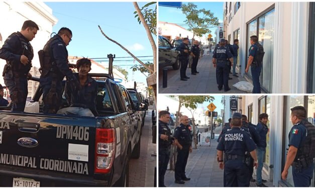 Detenido en centro de Mérida por ‘amagar’ con cuchillo a peatones