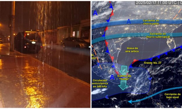 Y aparecieron las lluvias: parciales en el centro – sur de Yucatán