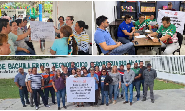 Escuelas de Quintana Roo sin clases en protesta por Ley ISSSTE