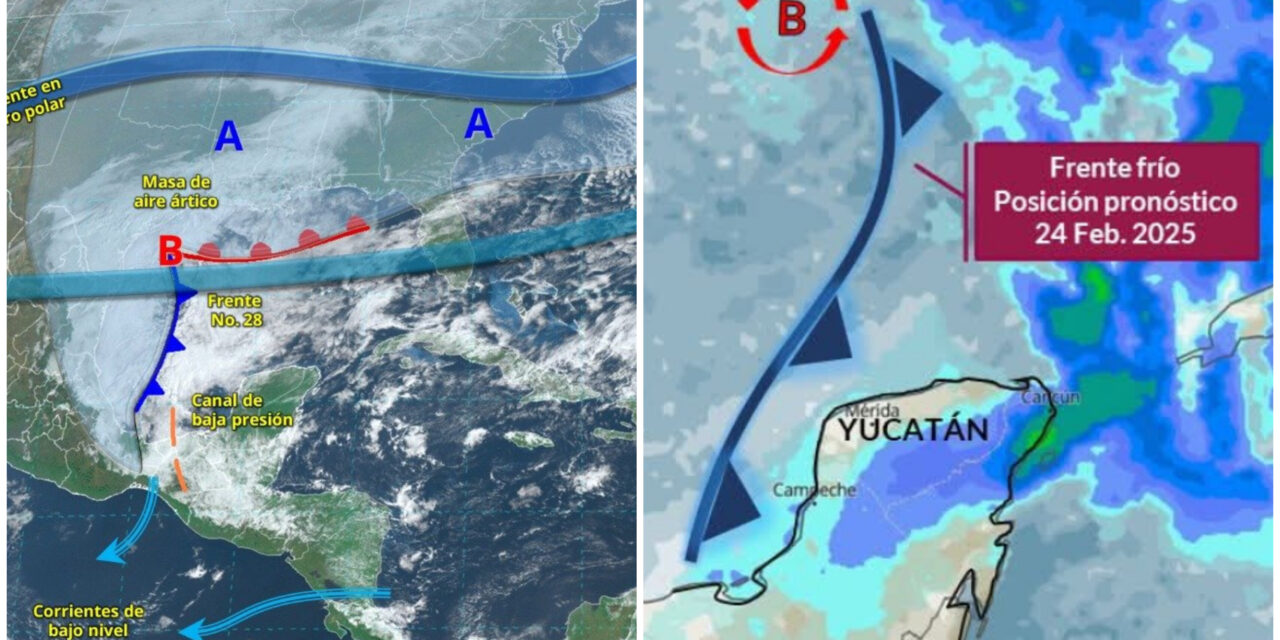 En puerta otro Frente Frío: seguirá clima refrescado en Yucatán