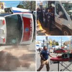 Encontronazo de ambulancias en la avenida Itzáes