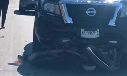 Tragedia para dos familias: menor en camioneta arrolla a motociclista