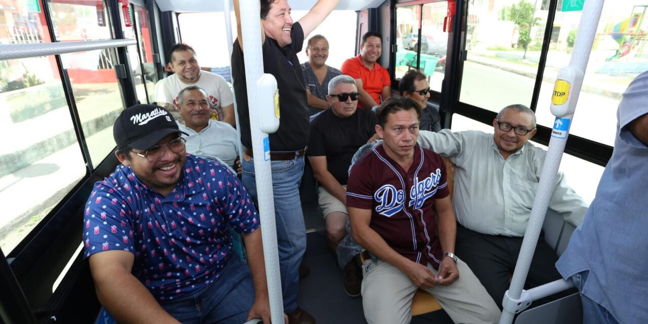 Nuevas unidades eléctricas de rutas nocturnas de Mérida, en marzo