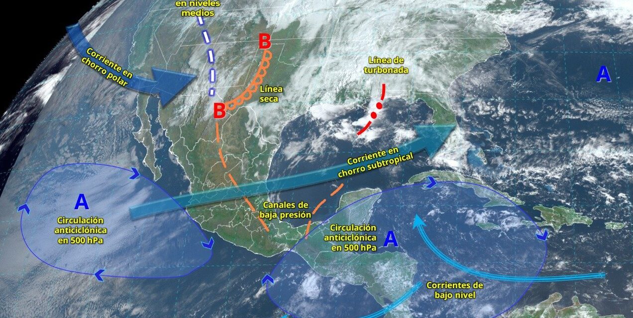 Alerta por ‘surada’ en Península de YUcatán a partir del martes