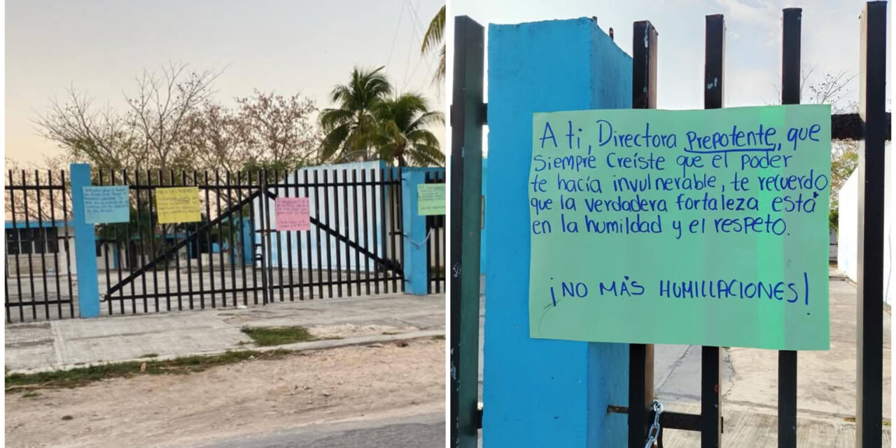 Cierran escuela en Mocochá y exigen destitución de directora