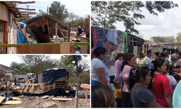 Violencia por ocupación ilegal de predio al sur de Mérida