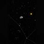 Mira al cielo y verás un acercamiento de la Luna y Marte