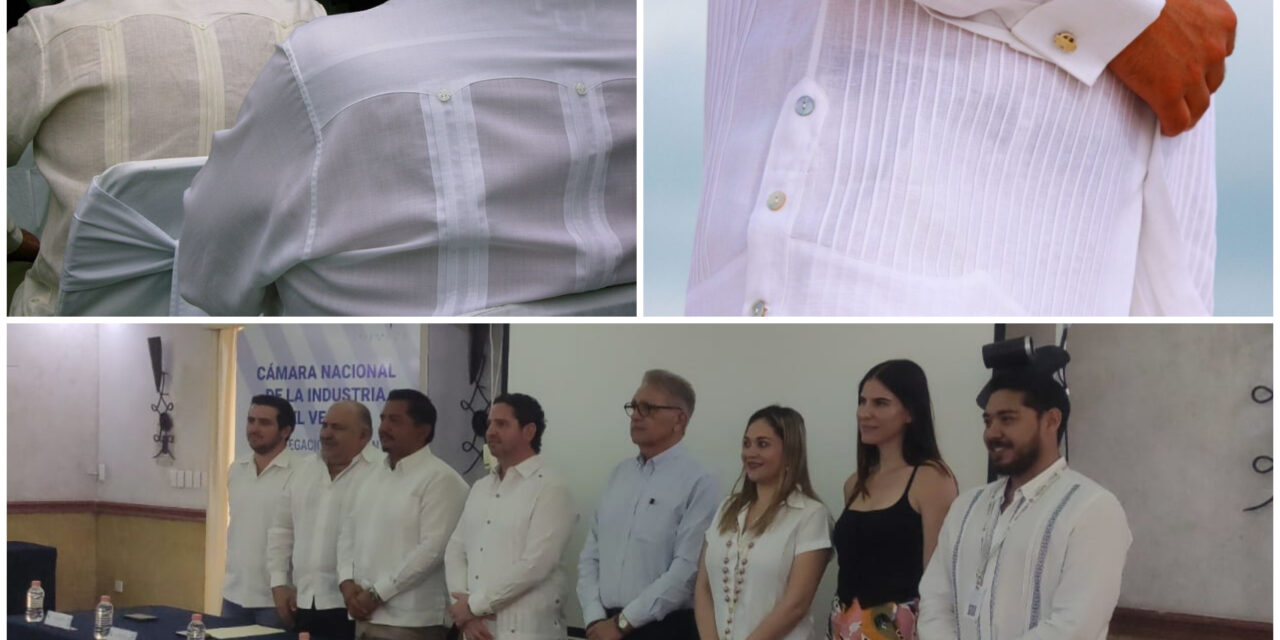 Política y negocios: promueven la guayabera yucateca