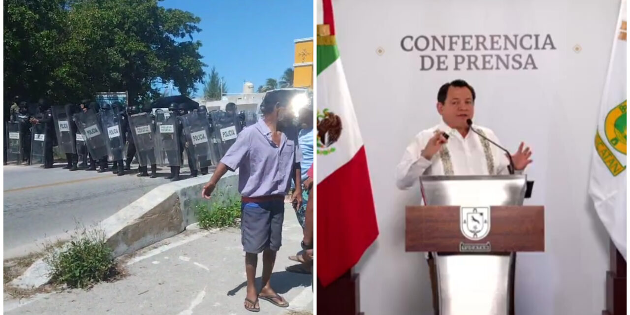 Apunta Huacho a ‘políticos irresponsables’ en Sisal; inician diálogo