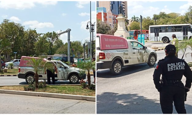 Rescatado de infarto en avenida Pérez Ponce y Paseo de Montejo