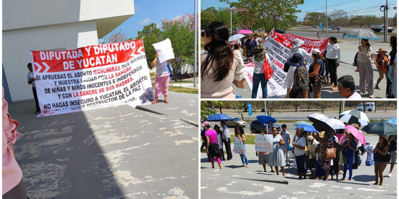 Convergen en Congreso Yucatán propuestas a favor y en contra del aborto