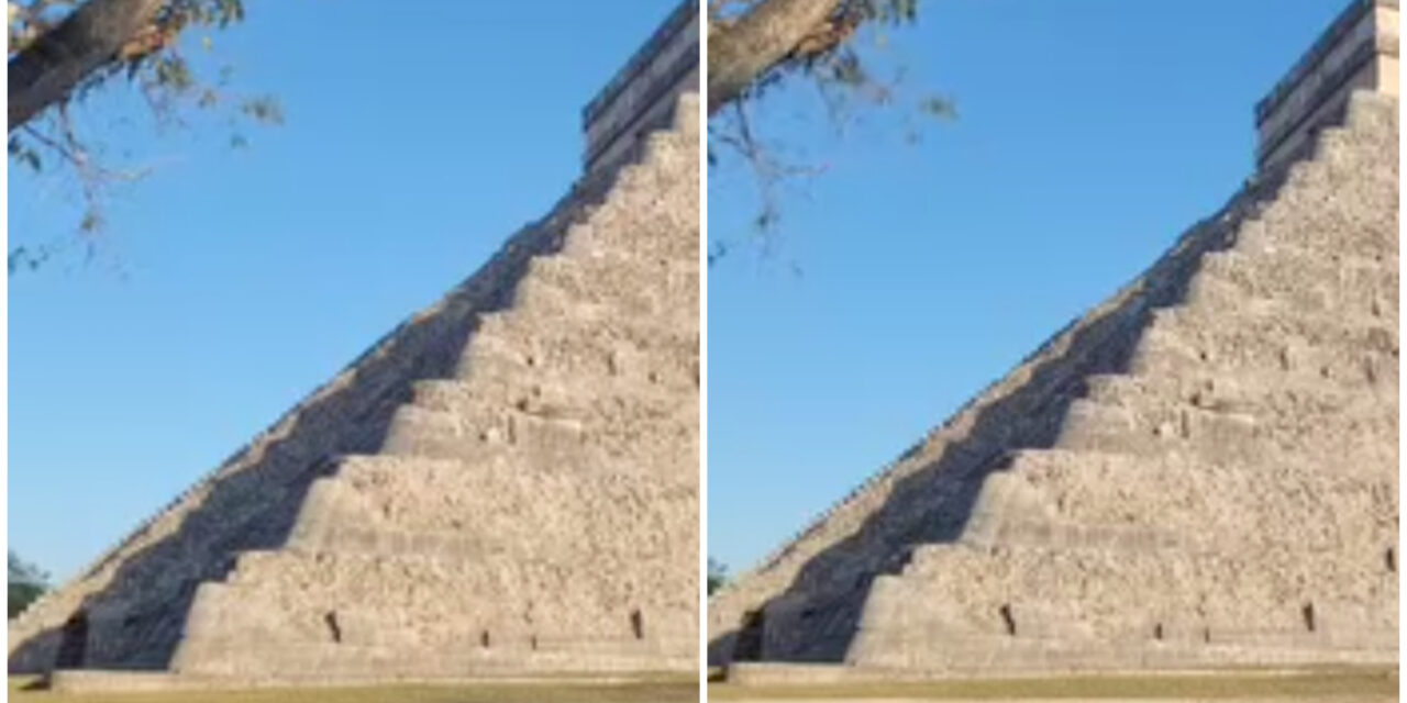 Kukulcán también sube a su templo en Chichén Itzá, fenómeno poco difundido