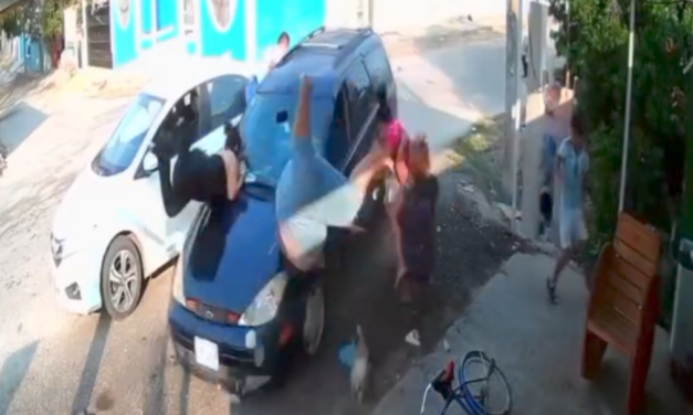 Acusan atropellamiento intencional a familia en Mulchechén, Kanasín