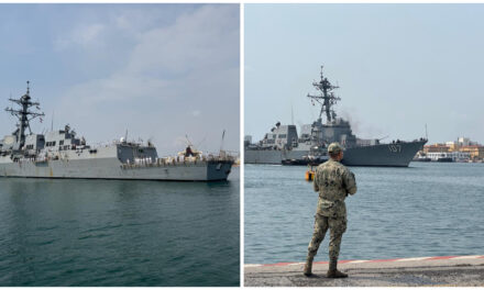 ‘Escala logística’ del destructor ‘USS Gravely’ en puerto de Veracruz
