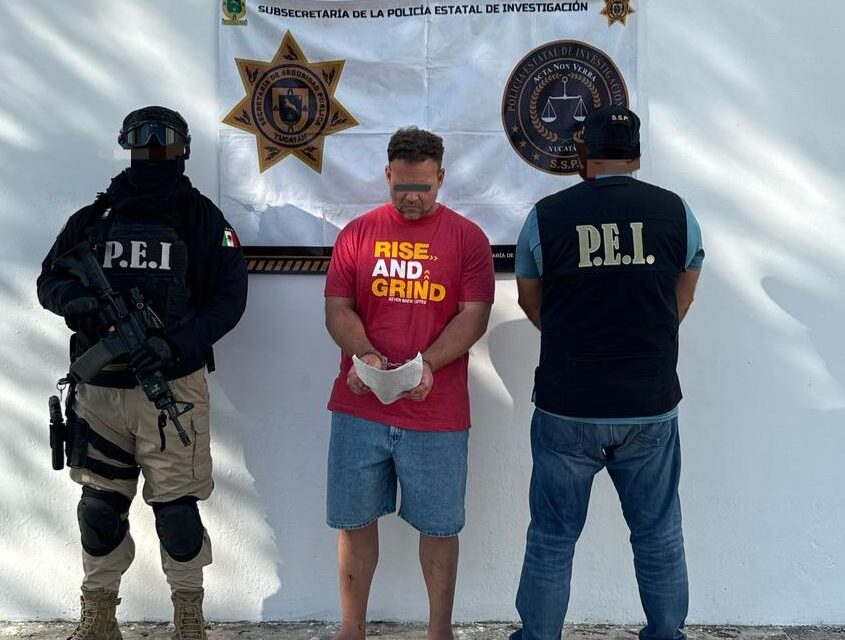 Estadounidense detenido en Yucatán por feminicidio de su madre