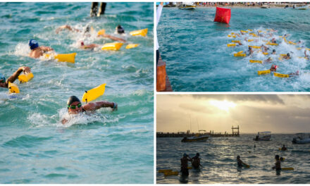 ‘Chapuzón” en el caribe mexicano: Campeonato Nacional de Aguas Abiertas