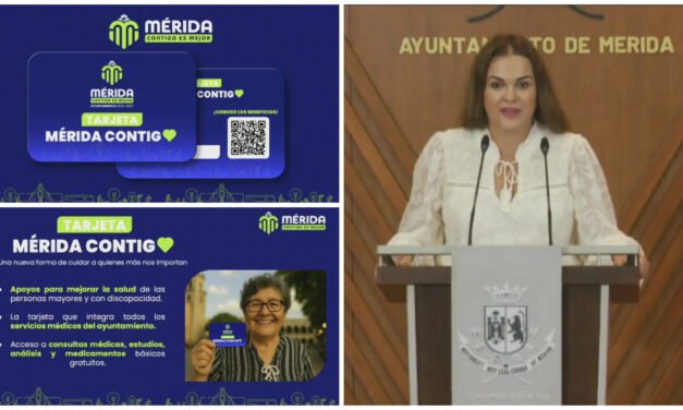 Tarjeta ‘Mérida Contigo’ llegará a tres mil adultos mayores y discapacitados