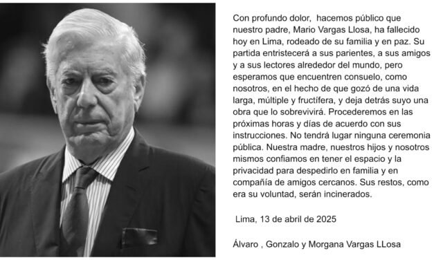 Mario Vargas Llosa, artífice del boom literario en América Latina