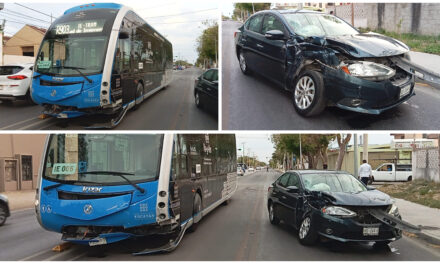 Domingo con sobresalto: se atraviesa en camino de IE-Tram