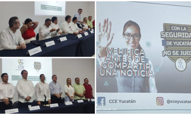 Cae la seguridad en Yucatán y la IP emprende campaña