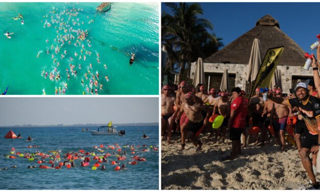 “El Cruce”, nado en aguas abiertas de Cancún a Isla Mujeres