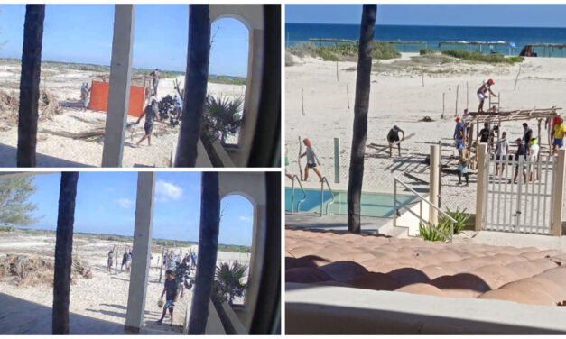 Desafían pobladores en Sisal: levantan tinglados en predio invadido