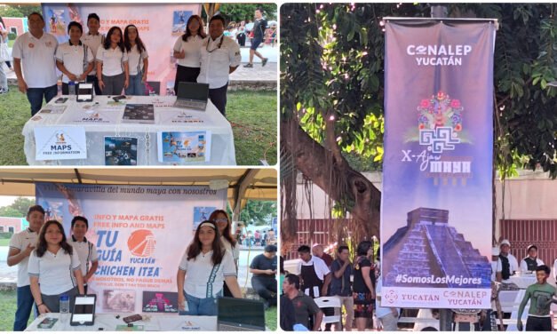 Expo Turismo y Gastronomía del Conalep Yucatán, en Valladolid