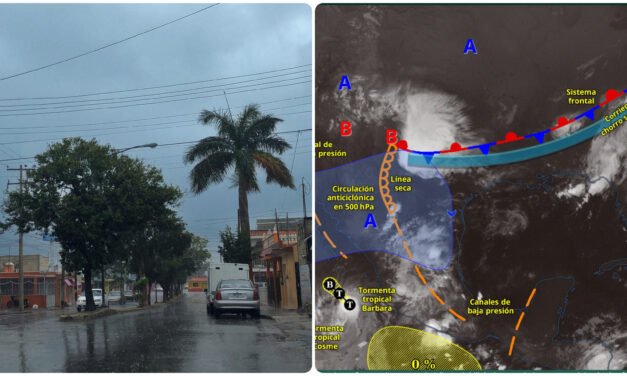 ‘Lluvia moderada con chubascos’ en Mérida, según pronóstico de este martes